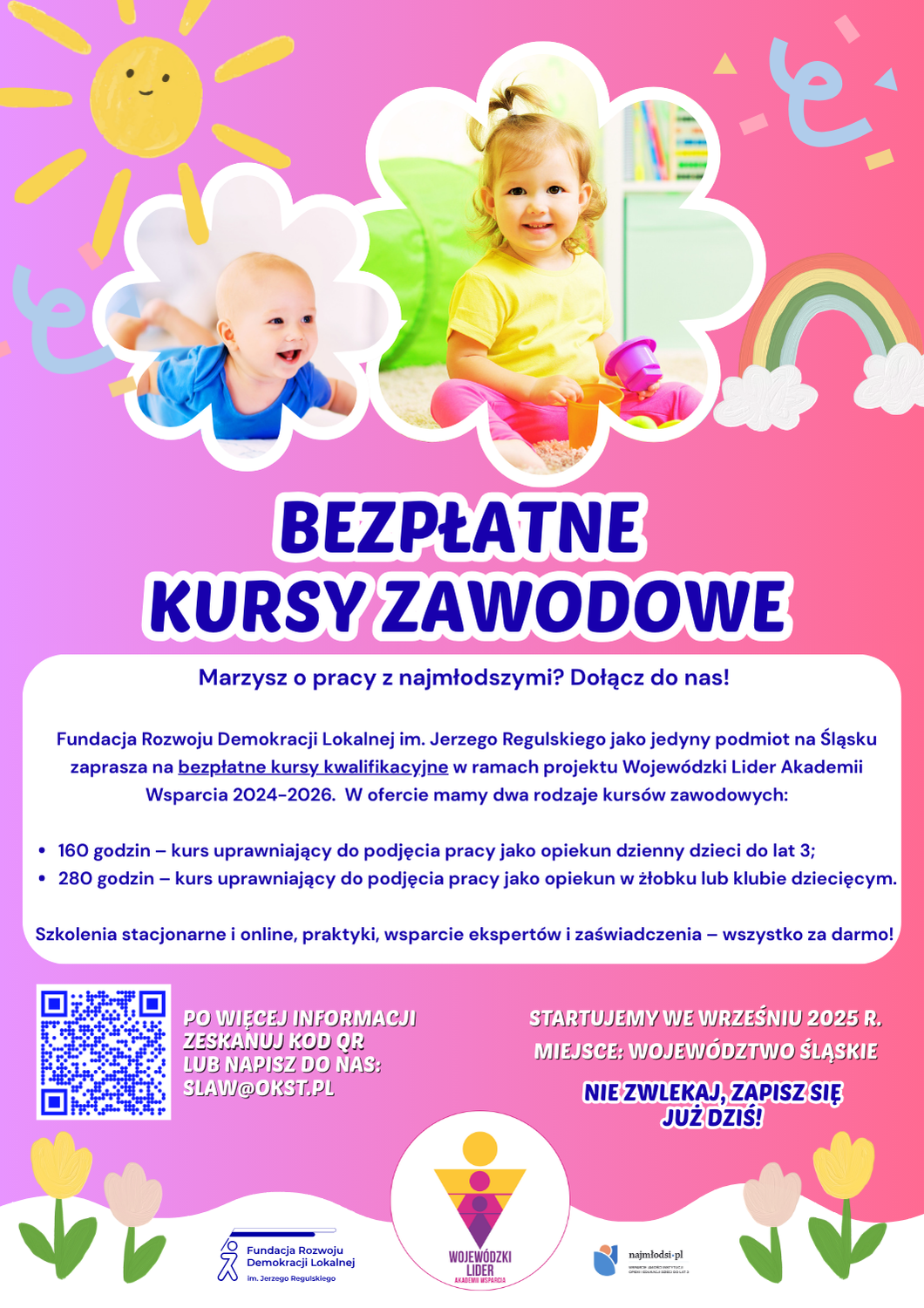 Kurs kwalifikacyjny zawodowy opiekun w żłobku