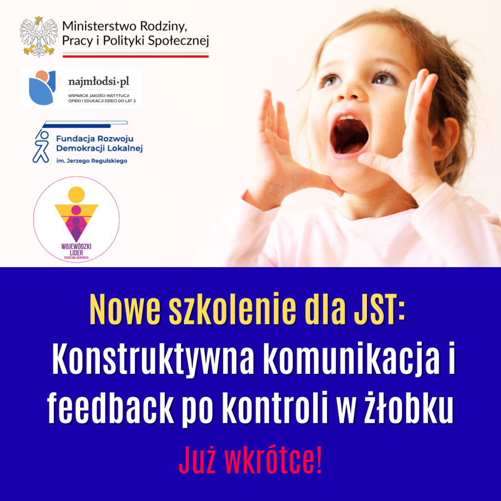JST MRPiPS Akademia Wsparcia żłobki kontrola nadzór szkolenia dla samorządu opieka wczesnodziecięca Katowice OKST