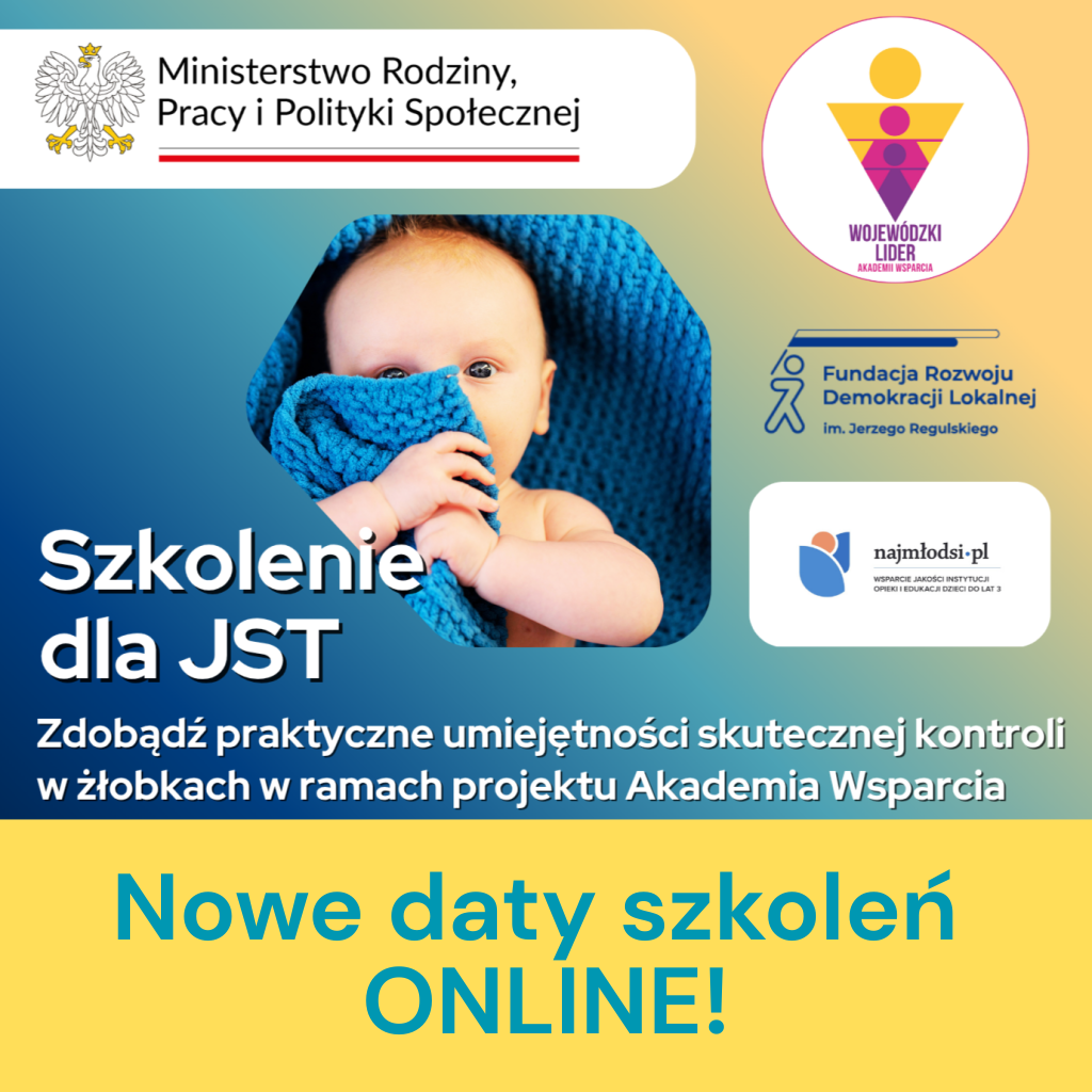 szkolenie projekt akademia wsparcia żłobki śląskie najmłodsi urząd gmina jst
